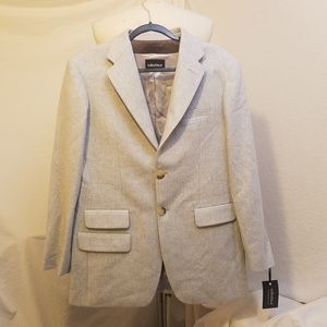 FINAL SABOTEUR Ice Blue Wool Blend Jacket